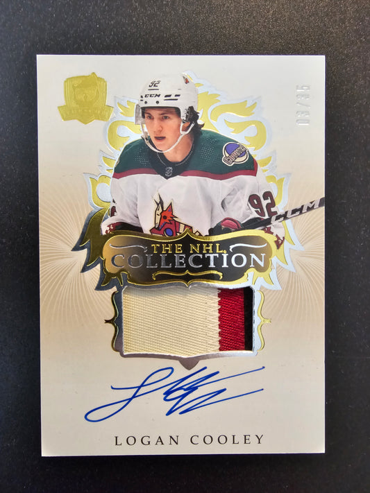 2023-24 Upper Deck The Cup - The NHL Collection - Logan Cooley #NHL-CO /35 RC