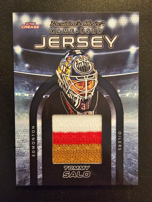 2022-23 President's Choice In the Crease - Game-Used Jersey - Tommy Salo #GUJ-31 /10