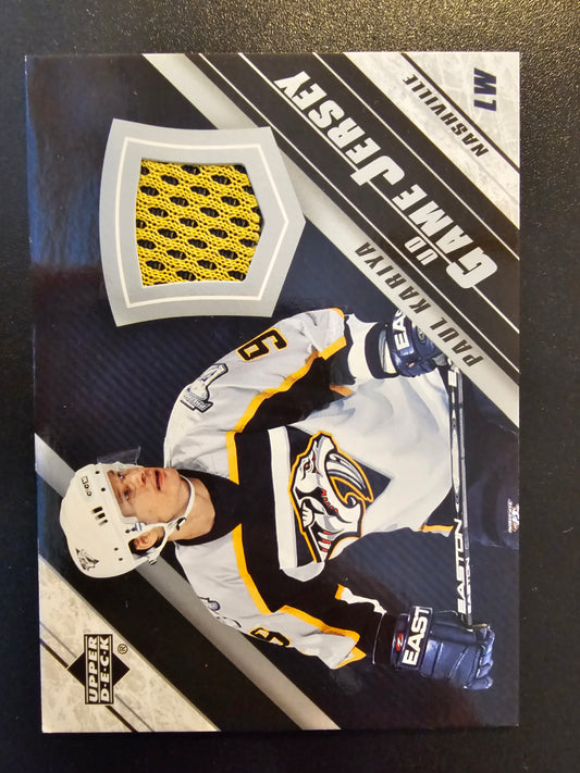 2005-06 Upper Deck - UD Game Jersey Series 2 - Paul Kariya #J2-PK
