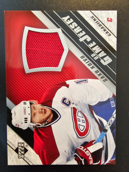 2005-06 Upper Deck - UD Game Jersey Series 1 - Saku Koivu #J-SK