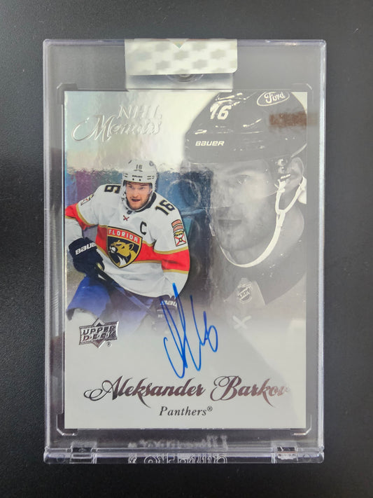 2020-21 Upper Deck Clear Cut - NHL Memoirs Autographs - Aleksander Barkov #M-AB