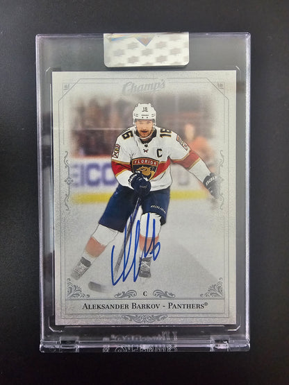 2020-21 Upper Deck Clear Cut - Champs Autographs - Aleksander Barkov #C-AB