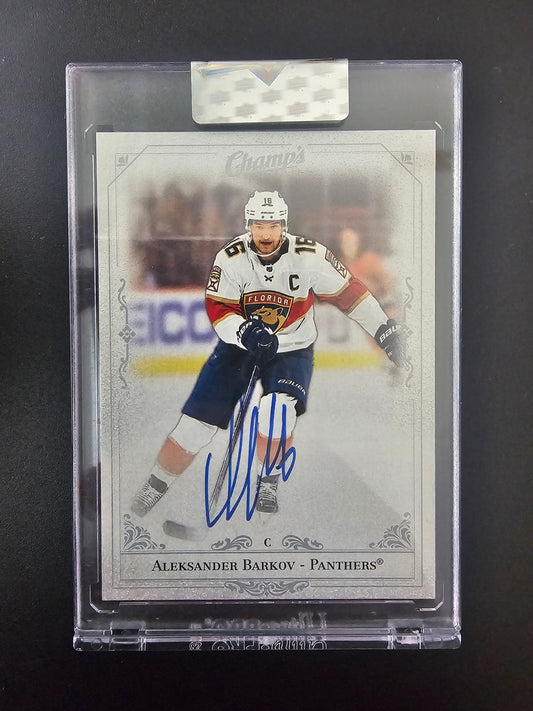 2020-21 Upper Deck Clear Cut - Champs Autographs - Aleksander Barkov #C-AB