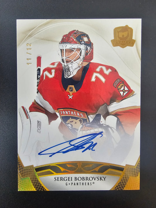 2020-21 Upper Deck The Cup - Gold Spectrum Foil Auto - Sergei Bobrovsky #92 /12