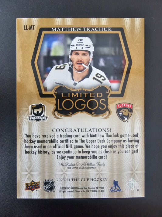2023-24 Upper Deck The Cup - Limited Logos - Matthew Tkachuk #LL-MT /25
