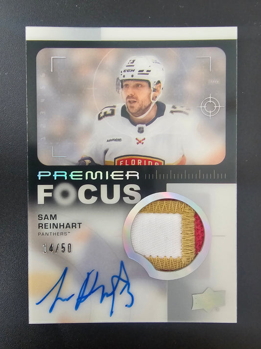 2023-24 Upper Deck Premier - Premier Focus Auto Patch - Sam Reinhart #PFP-SR /50