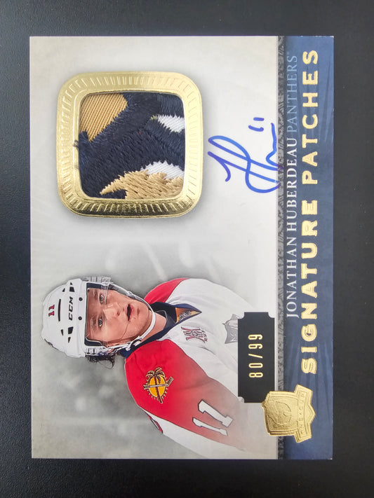 2013-14 Upper Deck The Cup - Signature Patches - Jonathan Huberdeau #SP-HU /99 RY