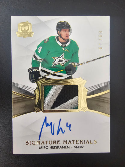 2020-21 Upper Deck The Cup - Signature Materials - Miro Heiskanen #SP-MH /99