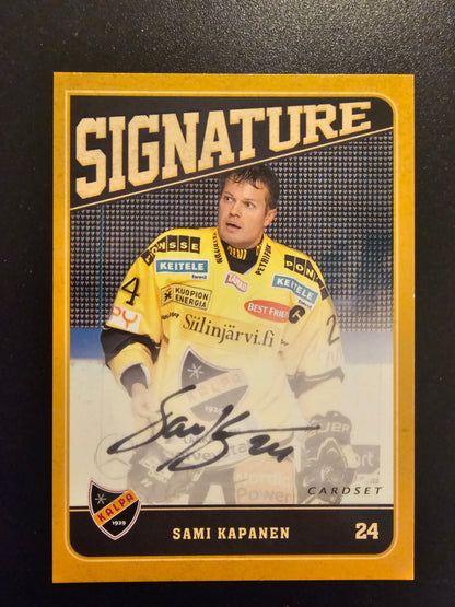 2013-14 Cardset Signature - Sami Kapanen /128