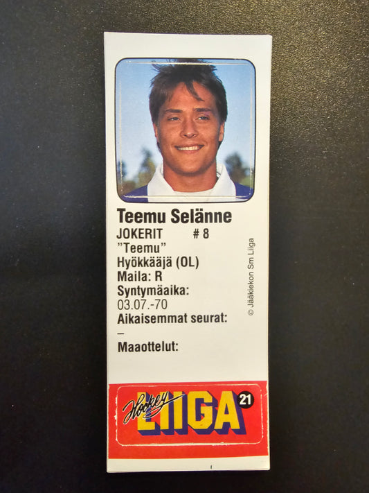 1991-92 JyväsHyvä HockeyLiiga - Teemu Selanne #21 (Soikio)