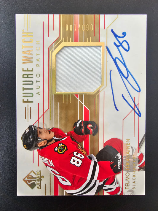 2014-15 Upper Deck SP Authentic - Limited - Future Watch Autographs - Teuvo Teravainen #284 /100 RC