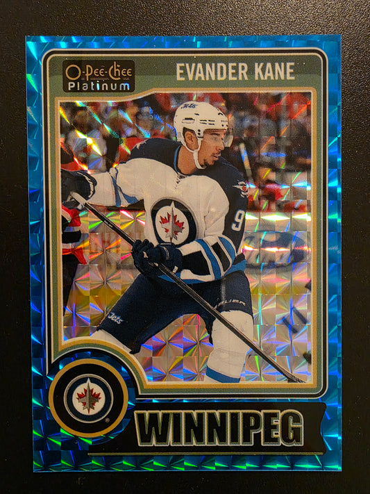2014-15 Upper Deck OPC Platinum - Blue Cubes - Evander Kane #50 /65