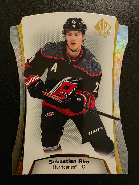 2021-22 Upper Deck SP Authentic - Die-Cuts - Sebastian Aho #DC-6