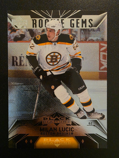 2007-08 Upper Deck Black Diamond - Rookie Gems - Milan Lucic #164  RC