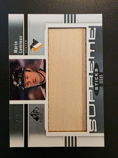 2011-12 Upper Deck SP Game Used Edition - Supreme Sticks - Mario Lemieux #SS-ML /5
