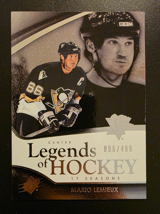 2011-12 Upper Deck SPx - Legends of Hockey - Mario Lemieux #119 /499