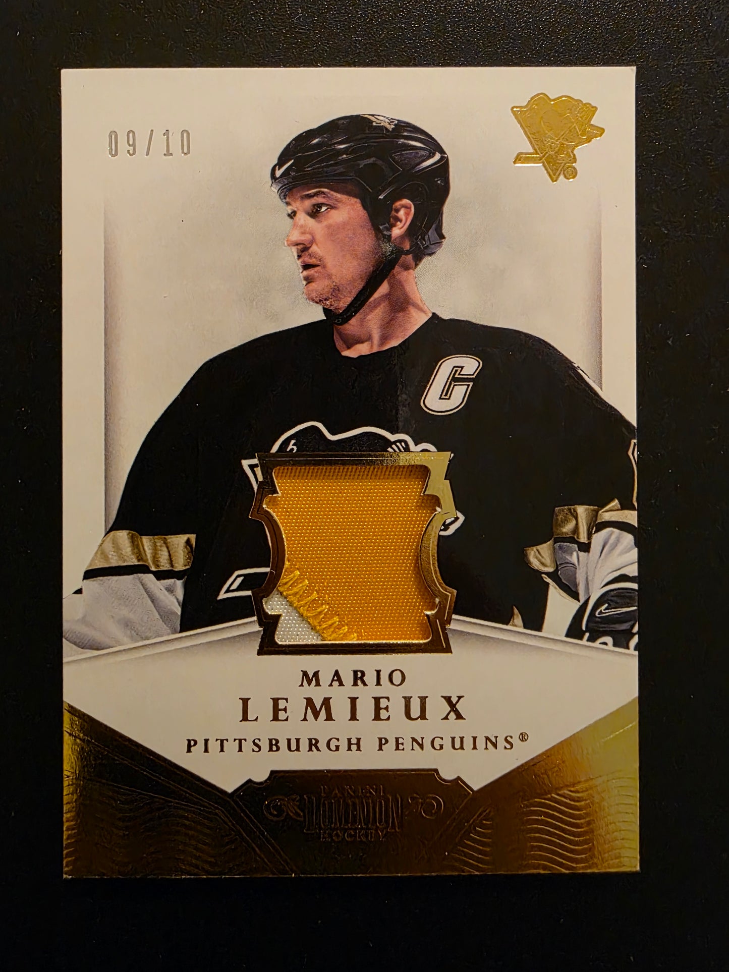 2013-14 Panini Dominion - Authentic Material - Patch - Mario Lemieux #D-ML /10