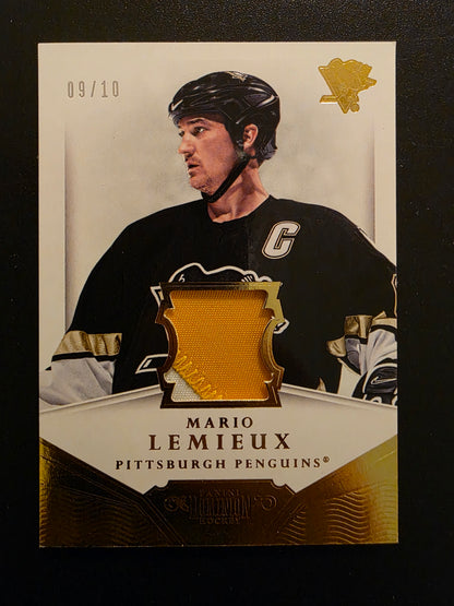 2013-14 Panini Dominion - Authentic Material - Patch - Mario Lemieux #D-ML /10