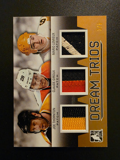 2014 In the Game Draft Prospects - Dream Trios - Bronze - Joe Thornton / Claude Giroux / Mario Lemieux D3-5 /5