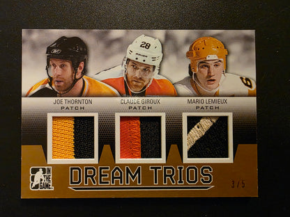 2014 In the Game Draft Prospects - Dream Trios - Bronze - Joe Thornton / Claude Giroux / Mario Lemieux D3-5 /5