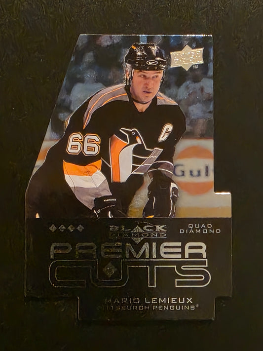2008-09 Upper Deck Black Diamond - Premier Die-Cuts - Mario Lemieux #PDC58