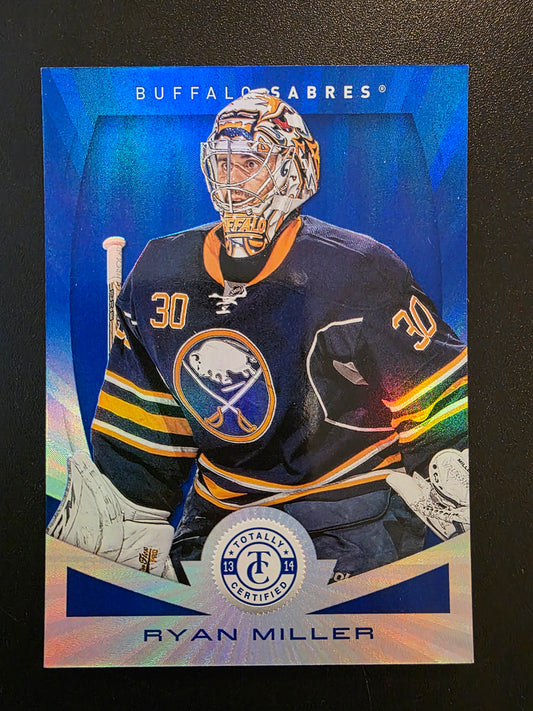2013-14 Panini Totally Certified - Mirror Platinum Blue - Ryan Miller #48 /10