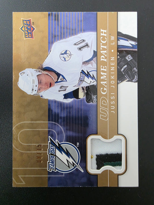 2008-09 Upper Deck - UD Game Jersey Series 1 - Patch - Jussi Jokinen #GJ-JO /15