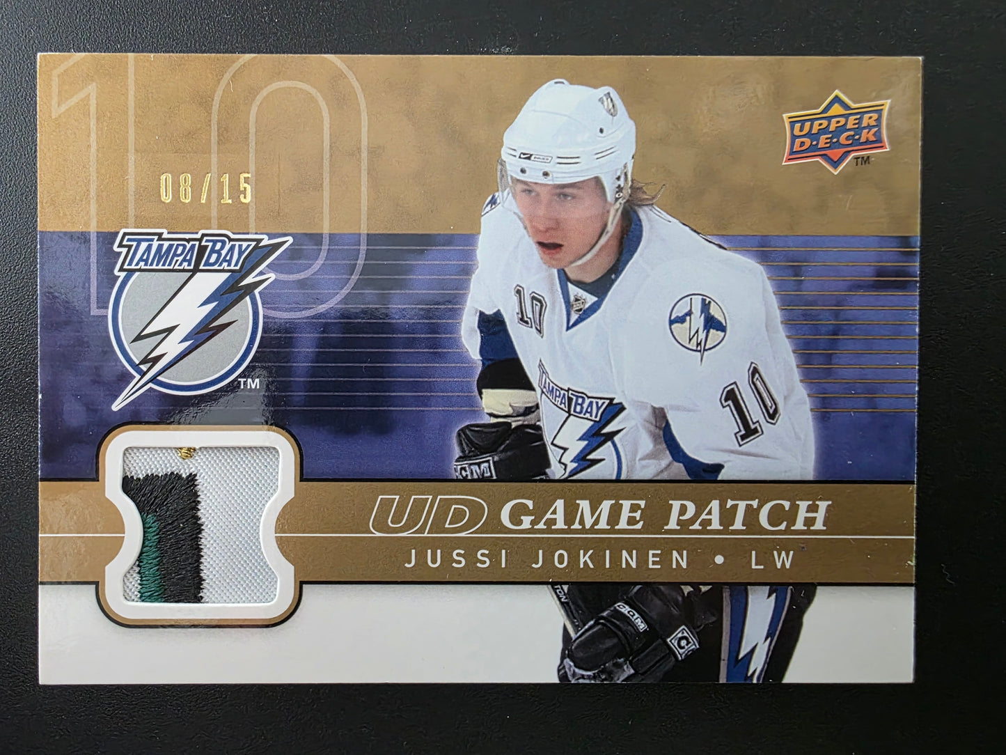 2008-09 Upper Deck - UD Game Jersey Series 1 - Patch - Jussi Jokinen #GJ-JO /15