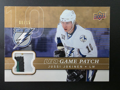 2008-09 Upper Deck - UD Game Jersey Series 1 - Patch - Jussi Jokinen #GJ-JO /15