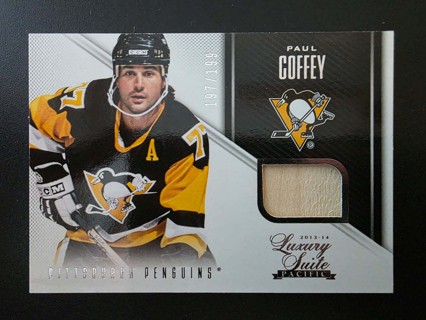 2013-14 Panini Rookie Anthology - Luxury Suite Memorabilia - Paul Coffey #37 /199