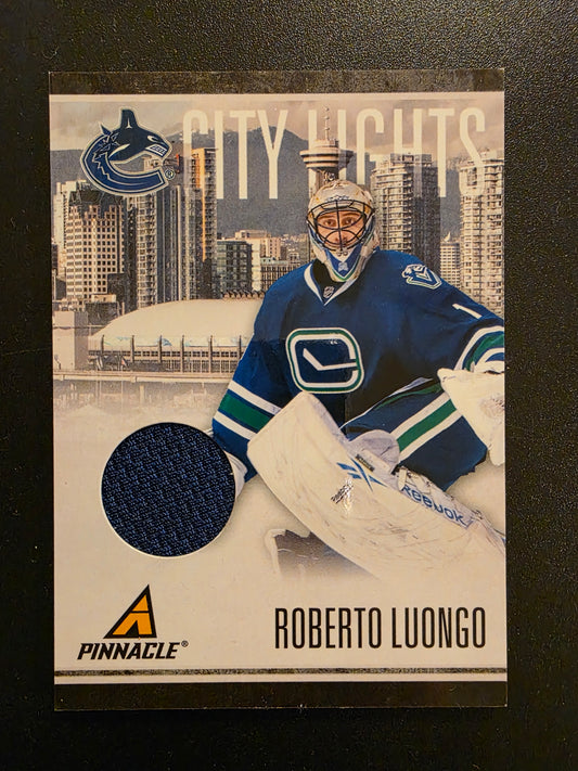 2010-11 Panini Pinnacle - City Lights - Materials - Roberto Luongo #47 /499