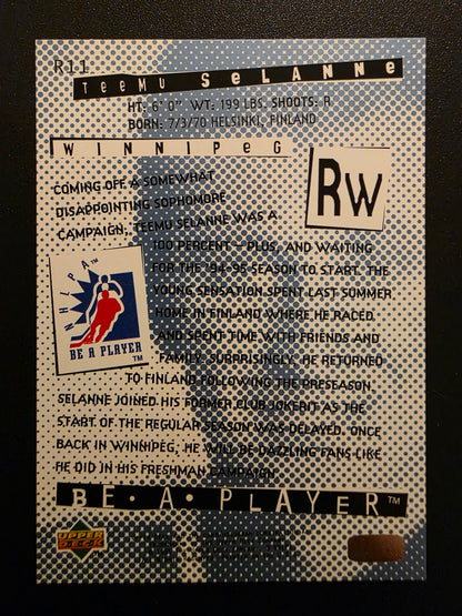 1994-95 Upper Deck Be a Player - Teemu Selanne #R11