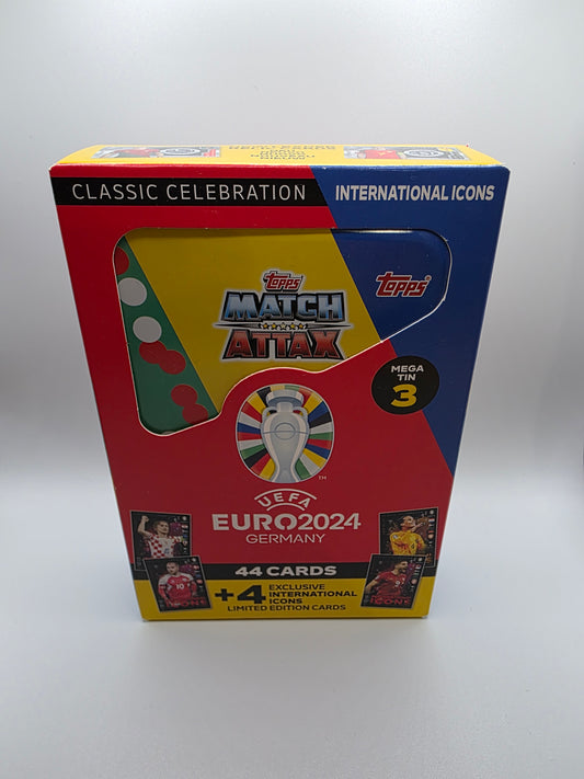 2024 Topps EURO Match Attax International Icons - Mega Tin 3