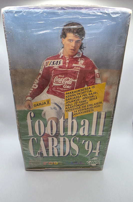1994 Sun Set - Veikkausliiga trading card box - Series 2
