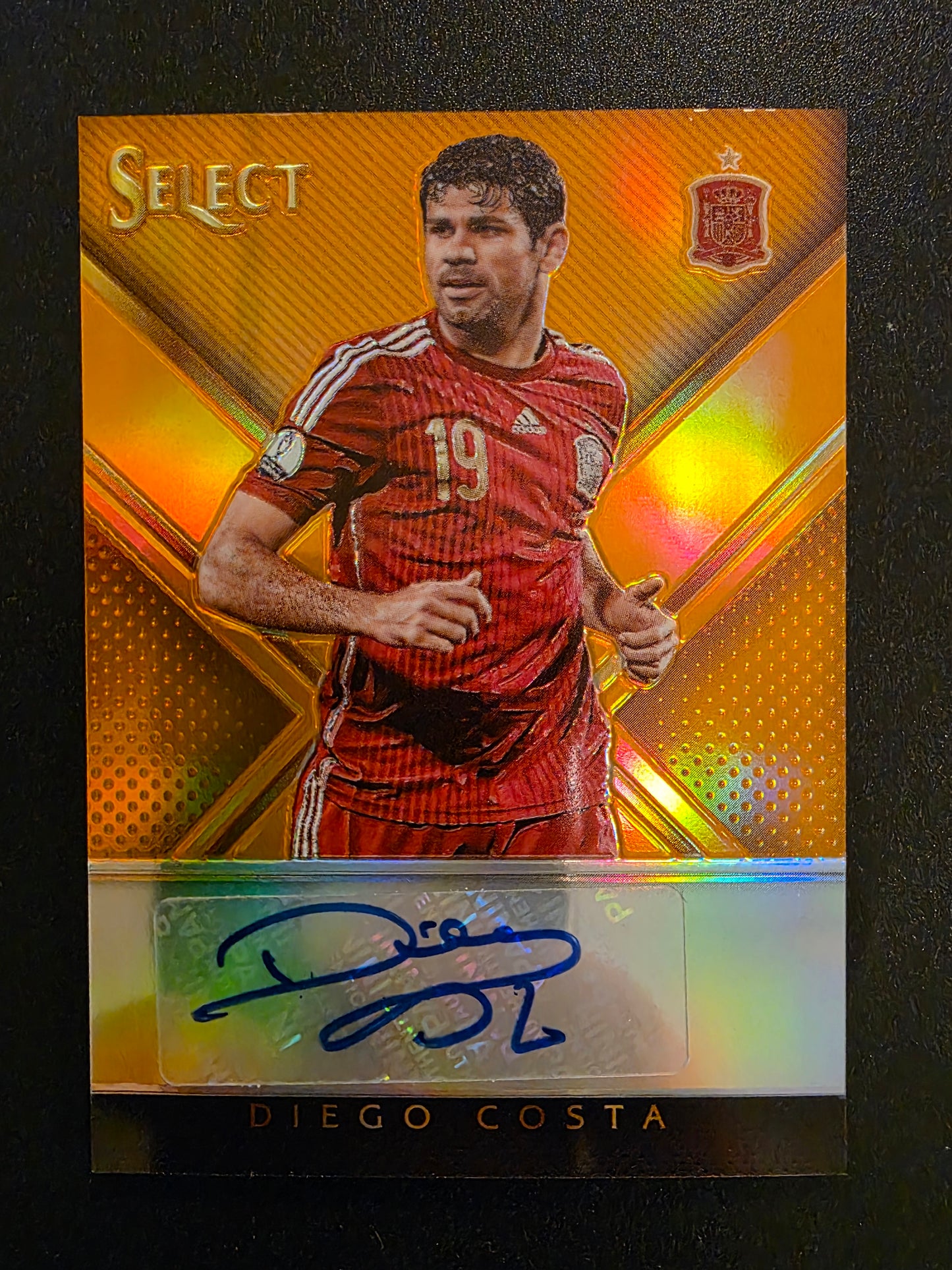 2015-16 Panini Select - Signatures - Orange Prizm - Diego Costa #SS-DC /20