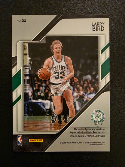 2018-19 Panini Prizm - Sensational Swatches - Larry Bird #53