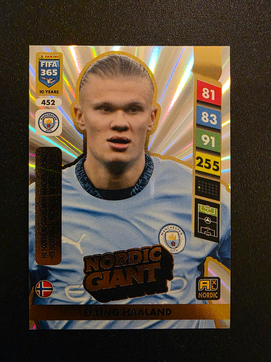2025 Panini Adrenalyn XL FIFA 365 - Nordic Giant - Erling Haaland #452