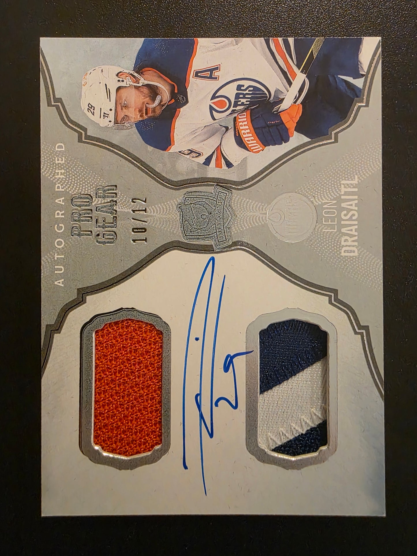 2023-24 Upper Deck The Cup - Autographed Pro Gear - Leon Draisaitl #APG-LD /12