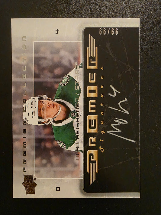 2018-19 Upper Deck Premier - 2003-04 Retro Premier Signatures Rookie - Miro Heiskanen #03-MH /99 RY
