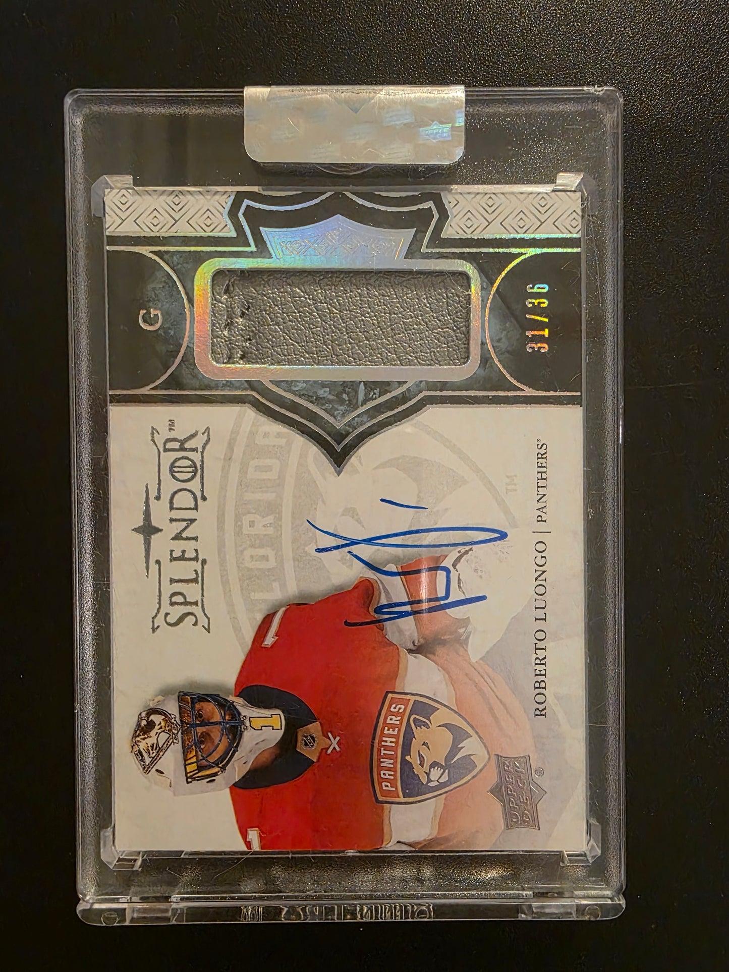 2017-18 Upper Deck Splendor - Borderless - Roberto Luongo #BL-RL /36