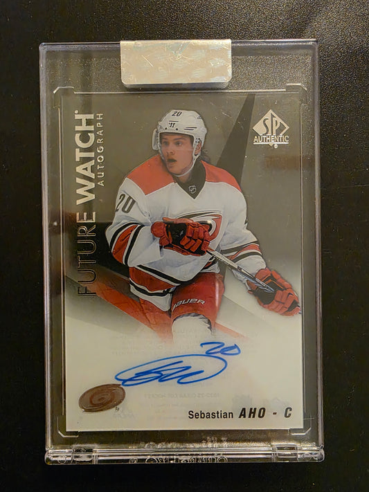 2023-24 Upper Deck Clear Cut - Tribute Future Watch - Sebastian Aho #RA-SA