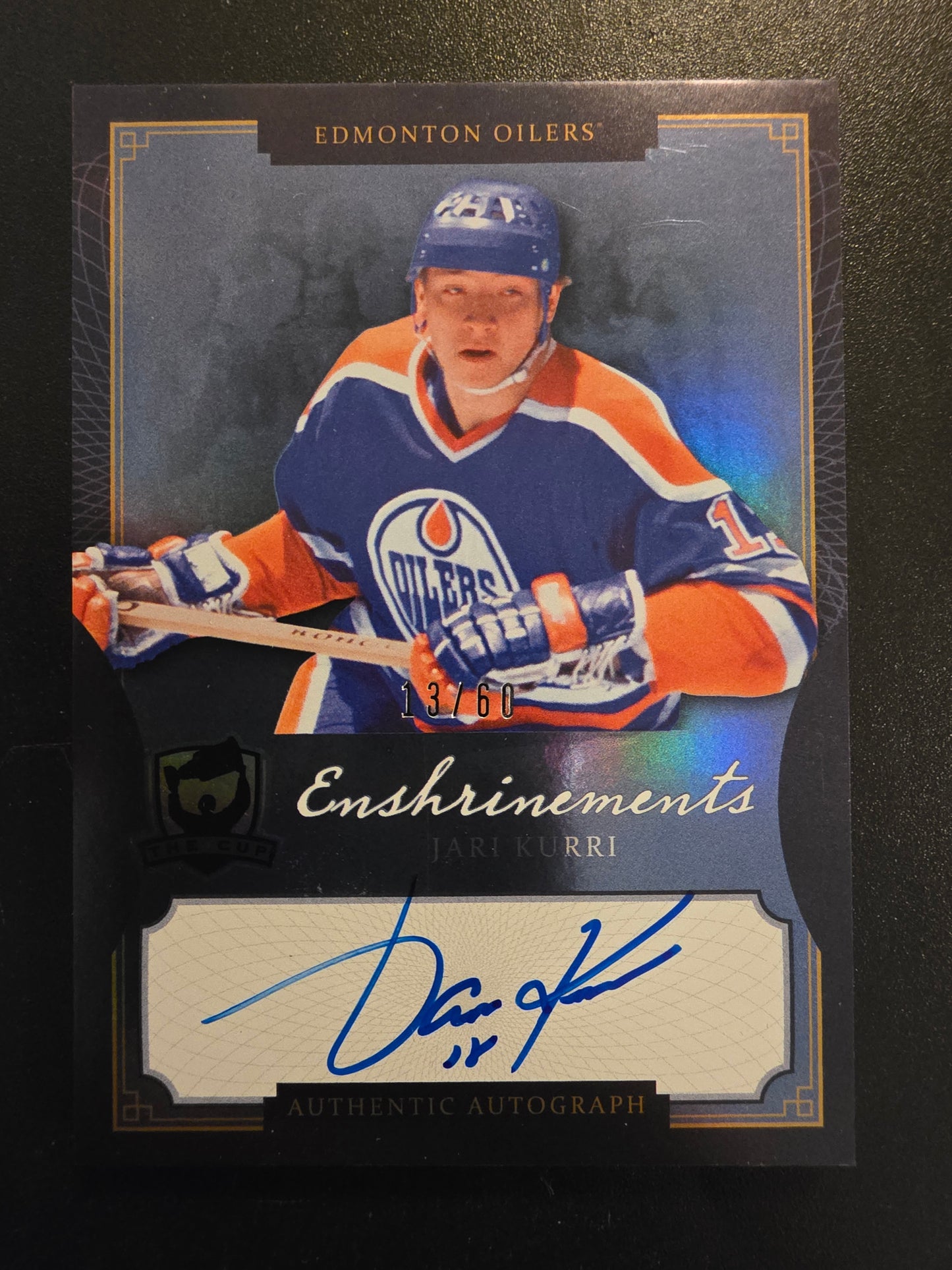 2013-14 Upper Deck The Cup - Enshrinements Jari Kurri #CE-JK /50
