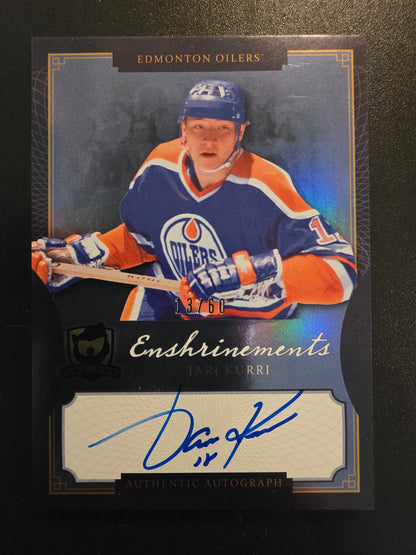 2013-14 Upper Deck The Cup - Enshrinements Jari Kurri #CE-JK /50