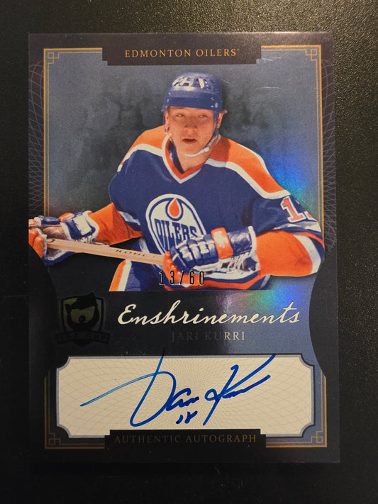 2013-14 Upper Deck The Cup - Enshrinements Jari Kurri #CE-JK /50