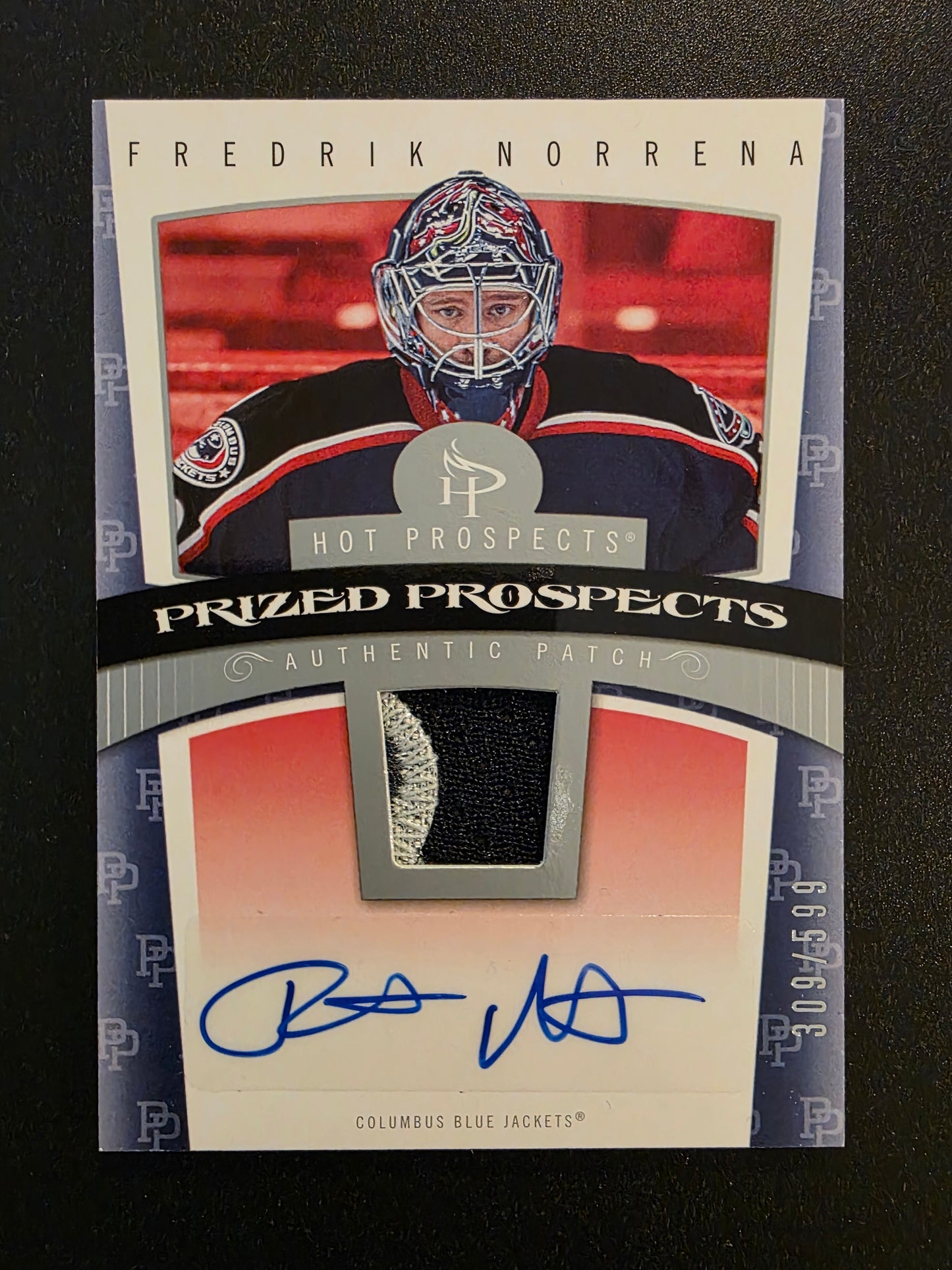 2006-07 Fleer Hot Prospects - Prized Prospects - Fredrik Norrena #109 /599 RC