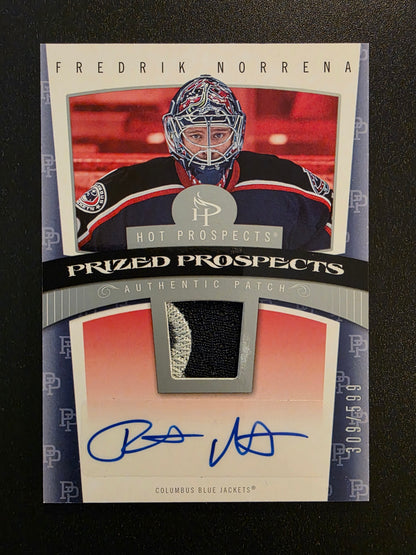 2006-07 Fleer Hot Prospects - Prized Prospects - Fredrik Norrena #109 /599 RC