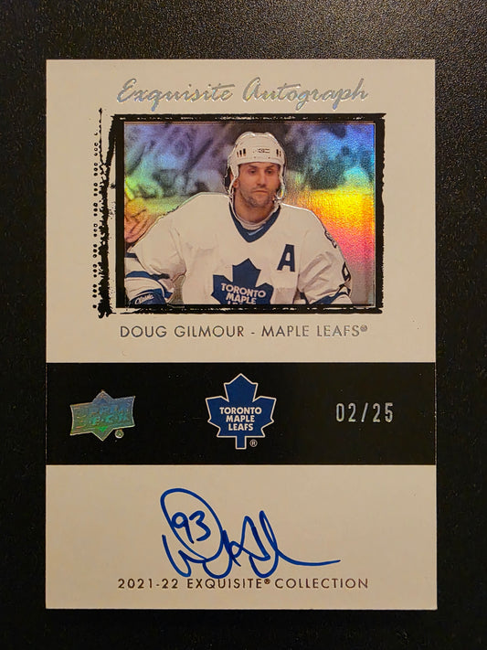 2021-22 Upper Deck The Cup - Exquisite Collection 2003-04 Autograph - Doug Gilmour #ETA-DG /25