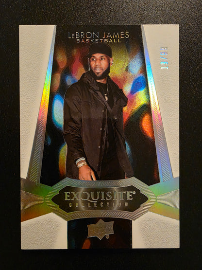 2021 Upper Deck Goodwin Champions - Exquisite Collection - LeBron James #V-LJ /99