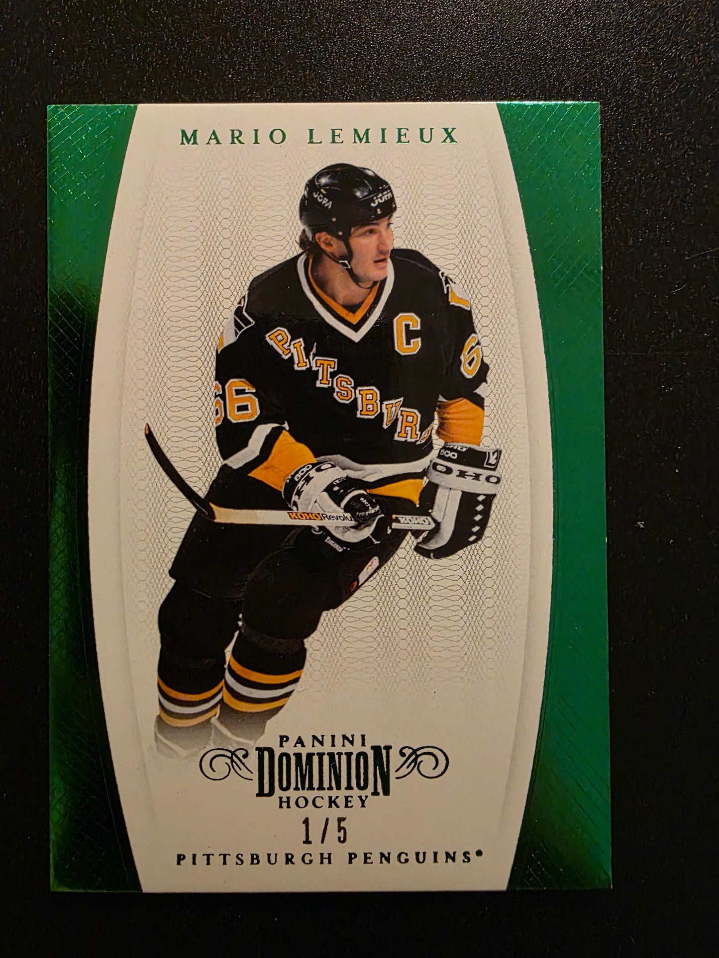 2011-12 Panini Dominion - Emerald - Mario Lemieux #66 /5