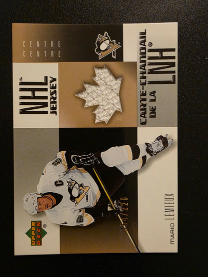 2005-06 Upper Deck McDonald's - Jerseys - Mario Lemieux #MJ1 /120